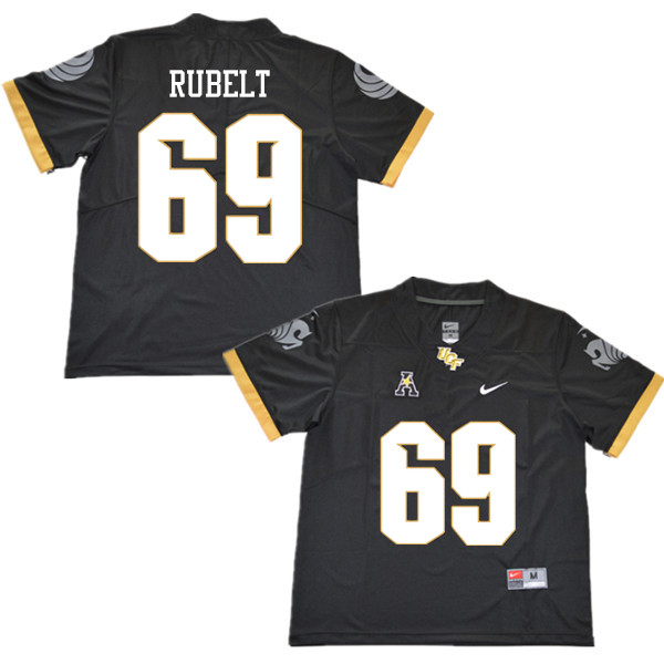 Men #69 Paul Rubelt UCF Knights College Football Jerseys Sale-Black